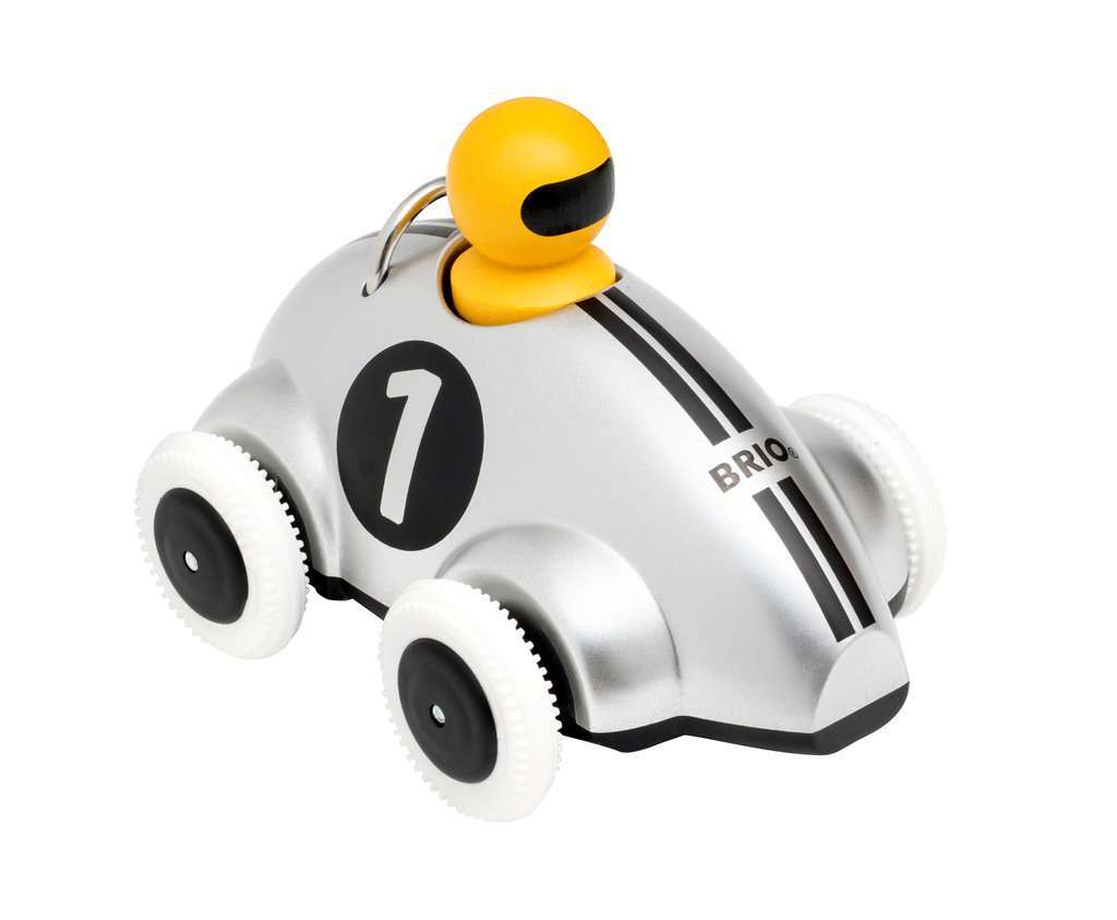 BRIO Spiel Push & Go Rennwagen Silber Edition