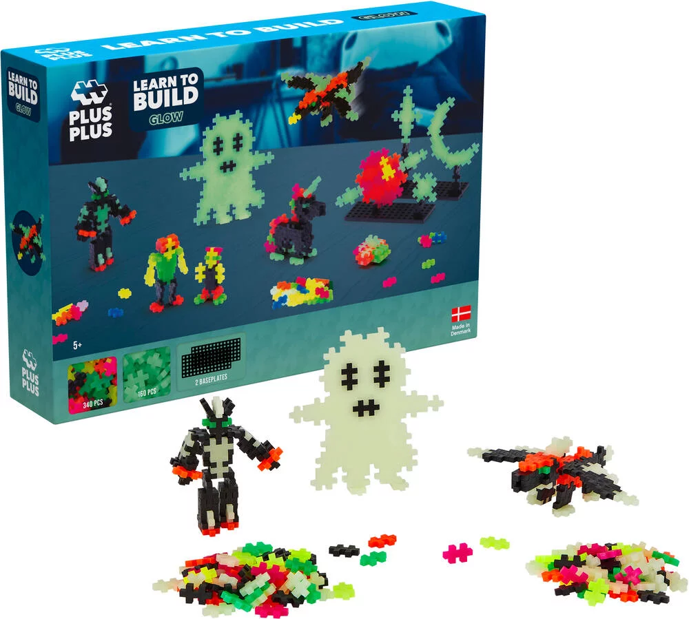 PLUS PLUS - KIT DECOUVERTE PHOSPHORESCENT - 500 PIECES