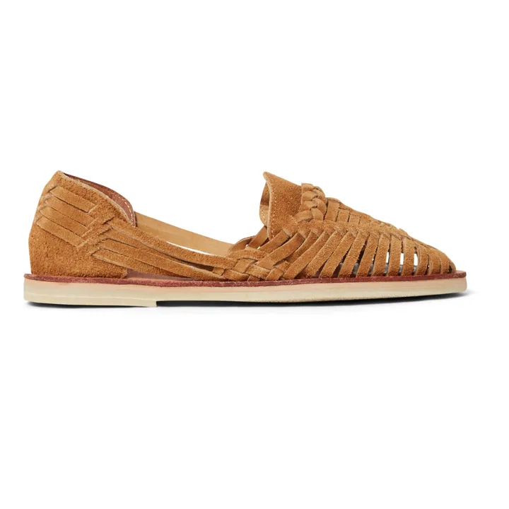 Mapache Sandales Alegre Suede | Camel