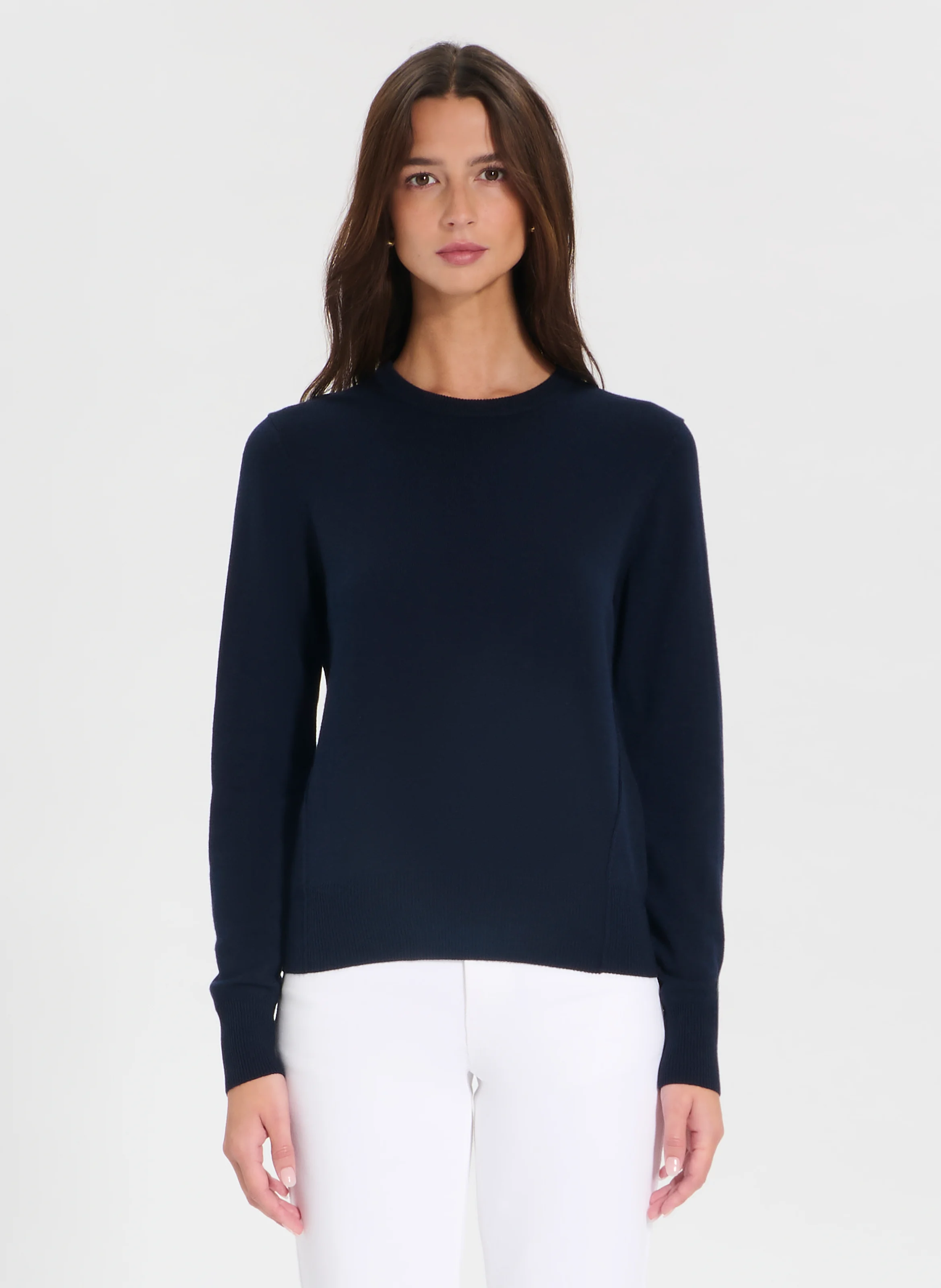 PUCCINO - Pull droit en maille | Bleu