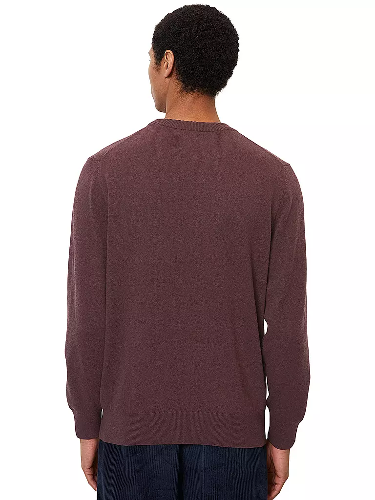 MARC O'POLO Pullover dunkelrot