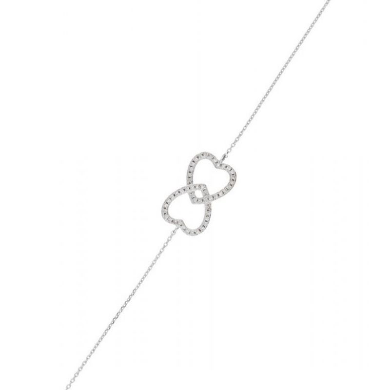 Bracelet Or Blanc et Diamant