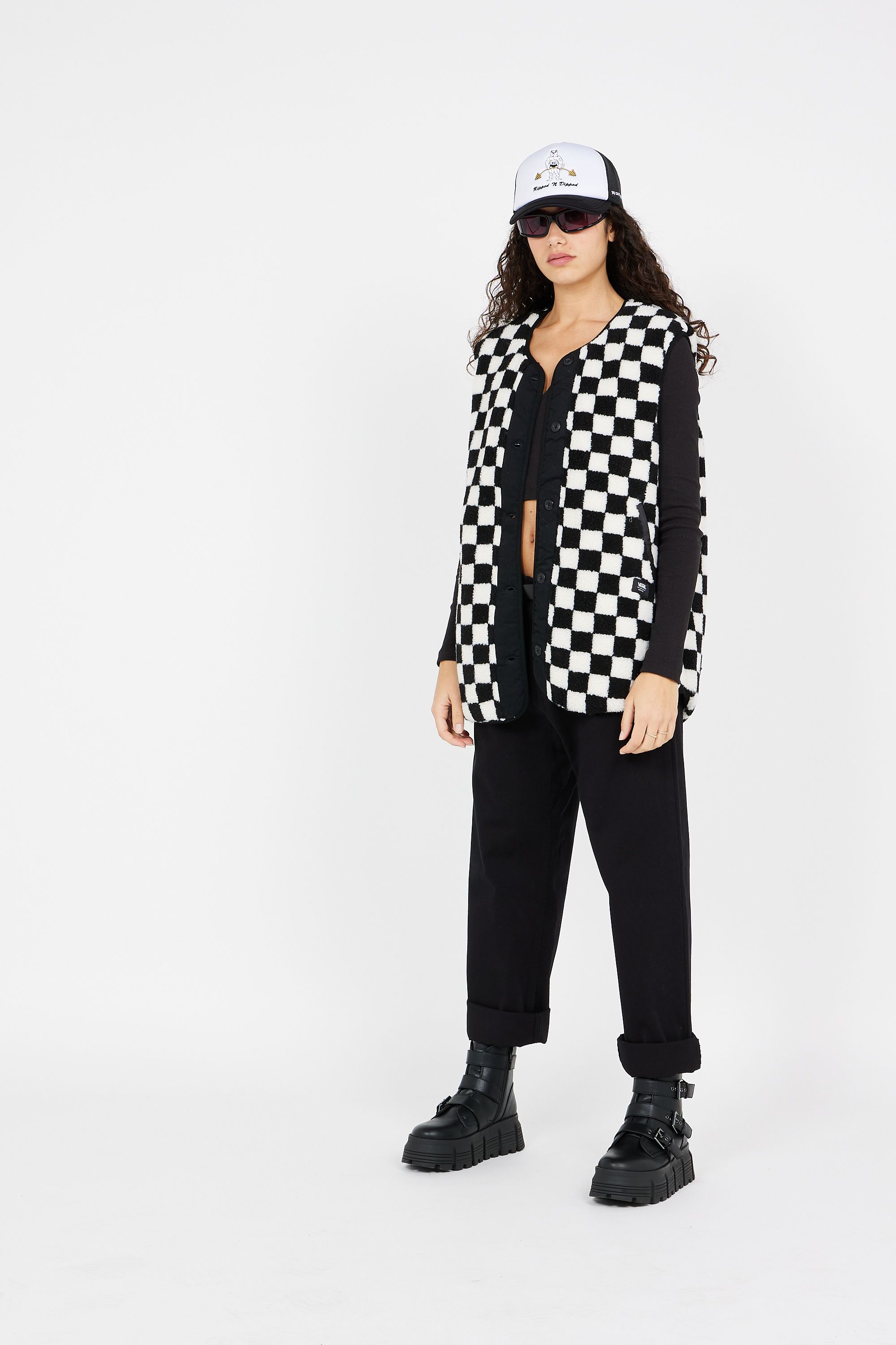 VANS veste MASON REVERSIBLE VEST DIGI BLACK Noir