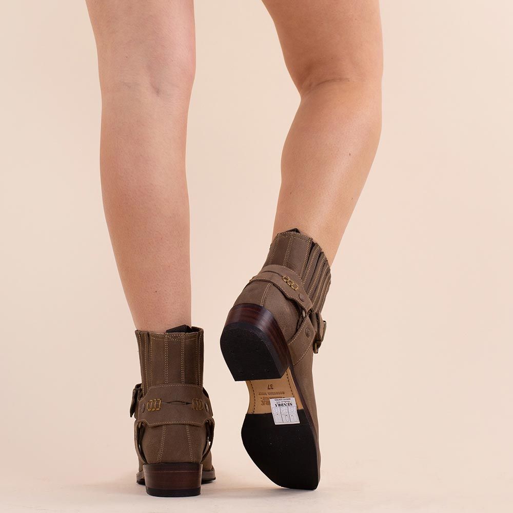 Sendra boots 6445 dark taupe