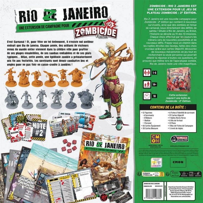 Zombicide : Rio Z Janeiro
