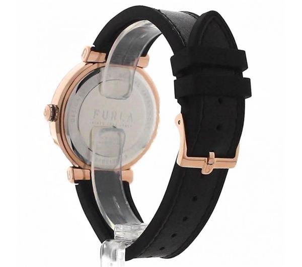 Furla Ladies Furla Block Black Rose Watch WW00011002L3