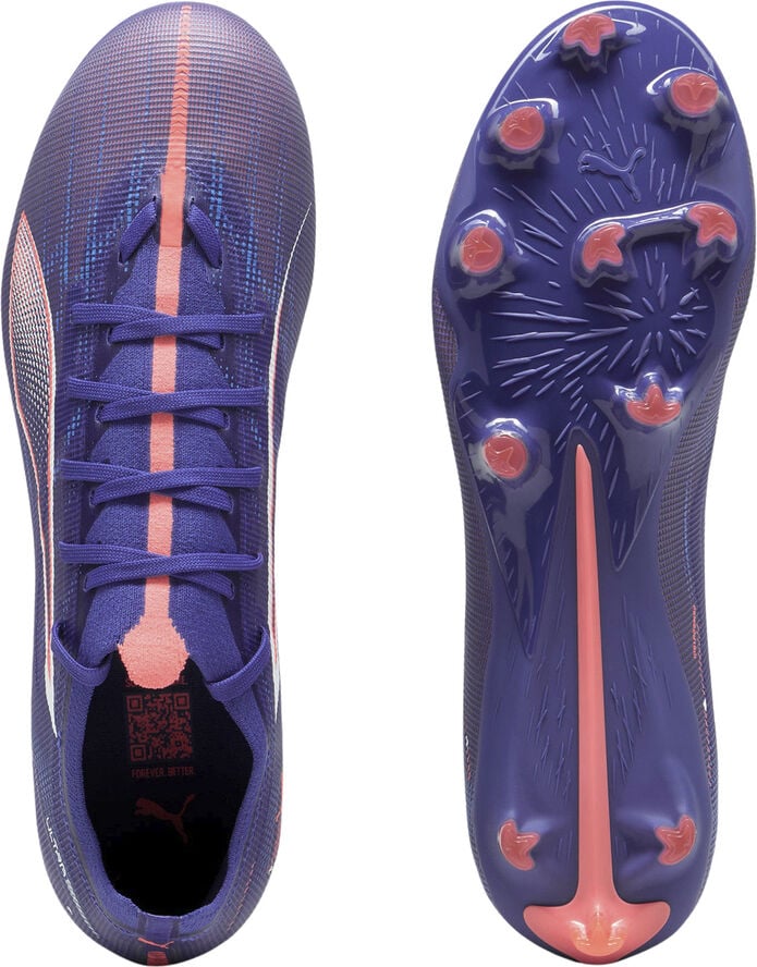 Puma Ultra 5 Match FG/AG Fodboldstøvler Lilla