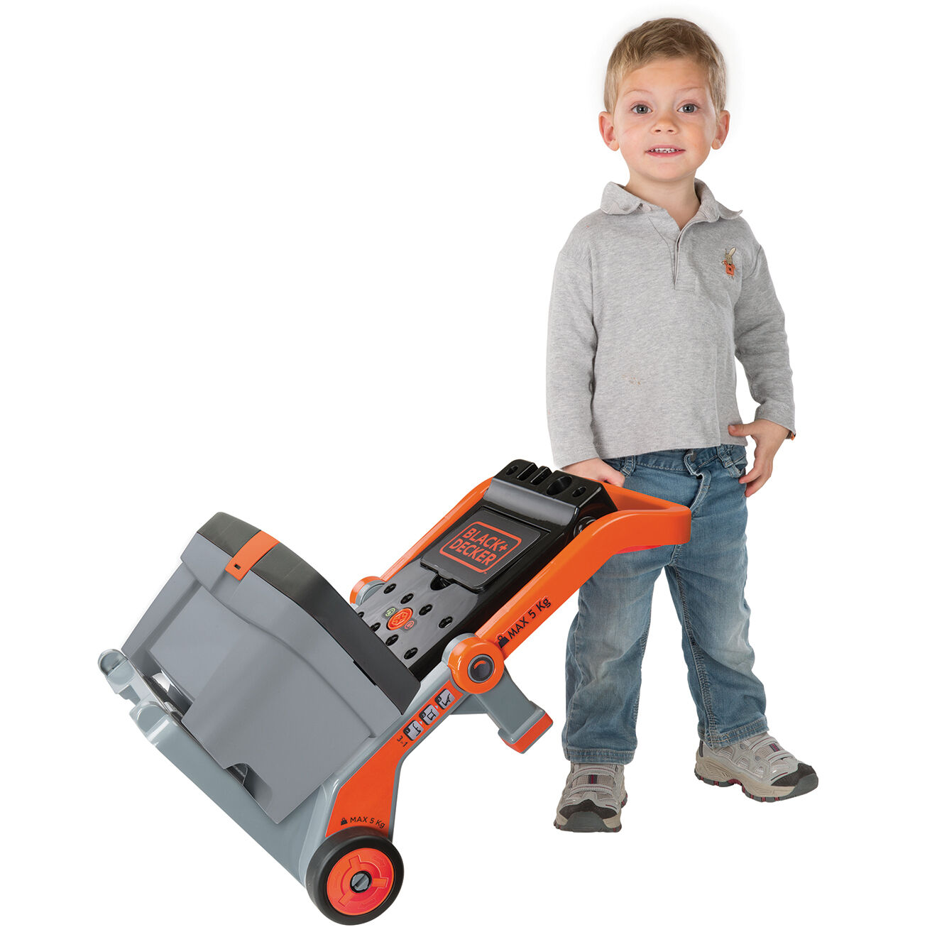 Smoby Diable + Boite Black & Decker multicolore - 230x143x140 cm