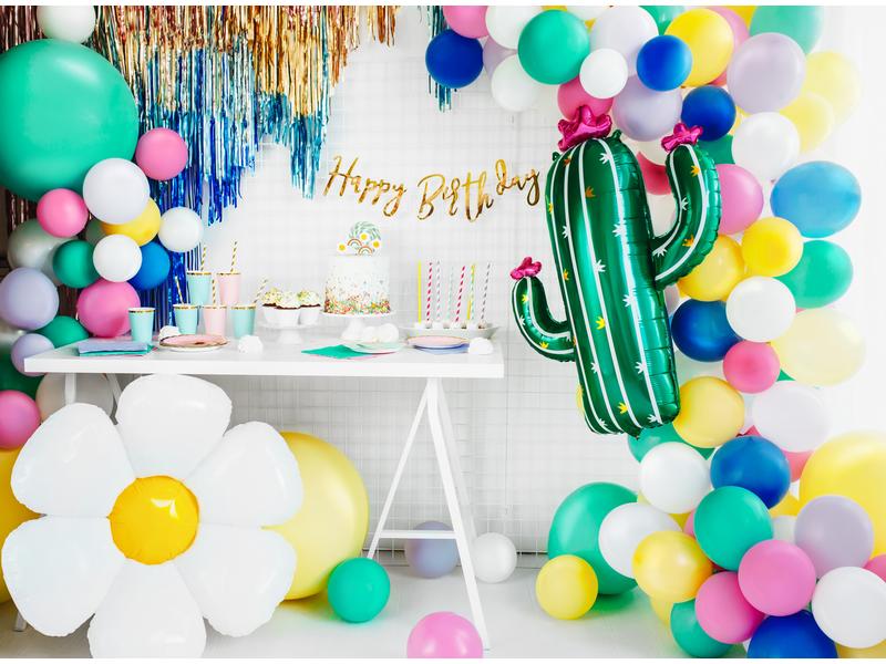 Partydeco Kerze Gänseblümchen 5 Stück Geburtstagskerzen