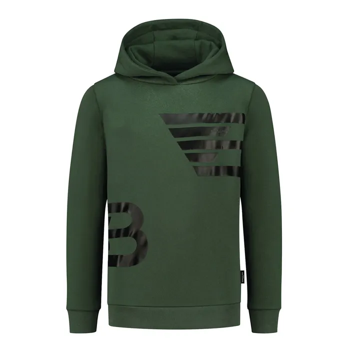 Ballin Double Icon Logo Print Hoodie Junior