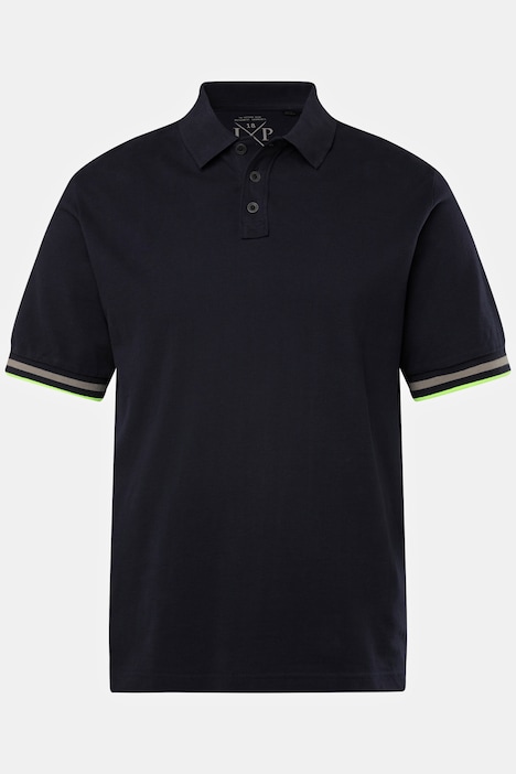 Poloshirt, Halbarm, Piqué, Streifenbündchen, bis 8 XL