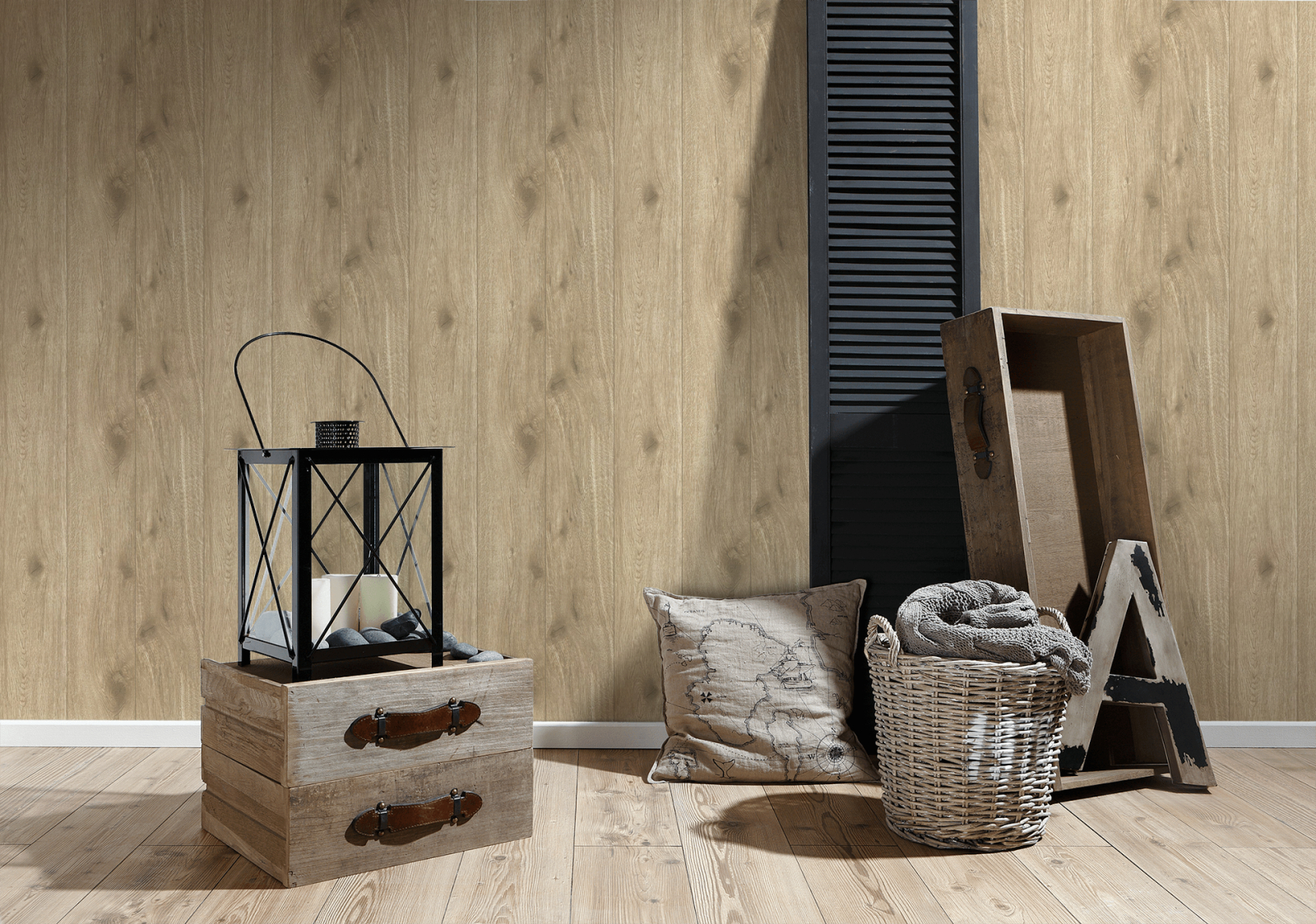 Vliestapete AUTHENTIC WALLS 2 - beige-braun - 10 Meter