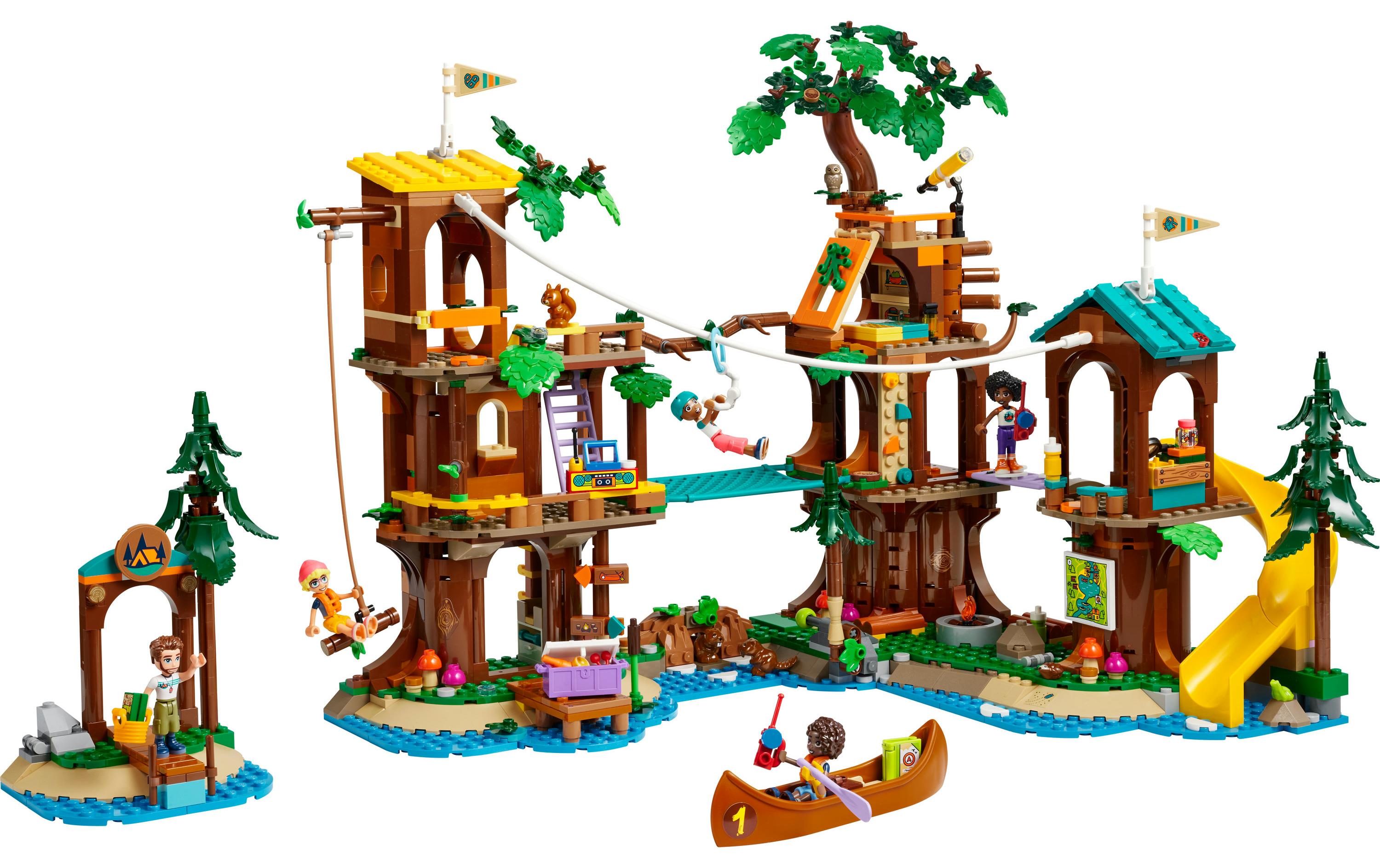 Friends Baumhaus im Abenteuercamp 42631<br>Grosses Bau- und Spielset mit coolen Funktionen