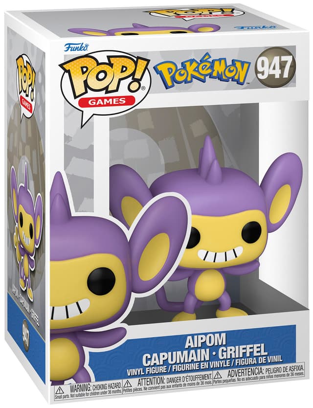 Funko Pokemon actionfigur (Aipom Capumain-Griffel)