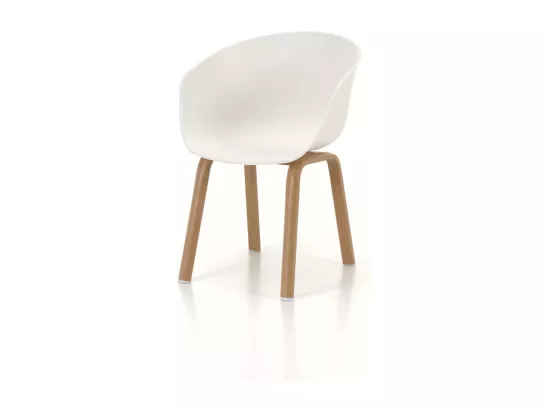 Set de 4 Chaises OAKLAND blanc