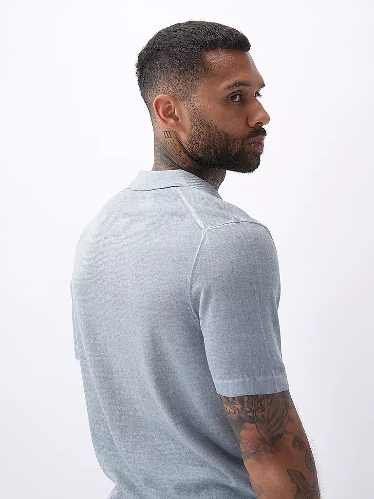 DRYKORN Poloshirt TRITON hellblau