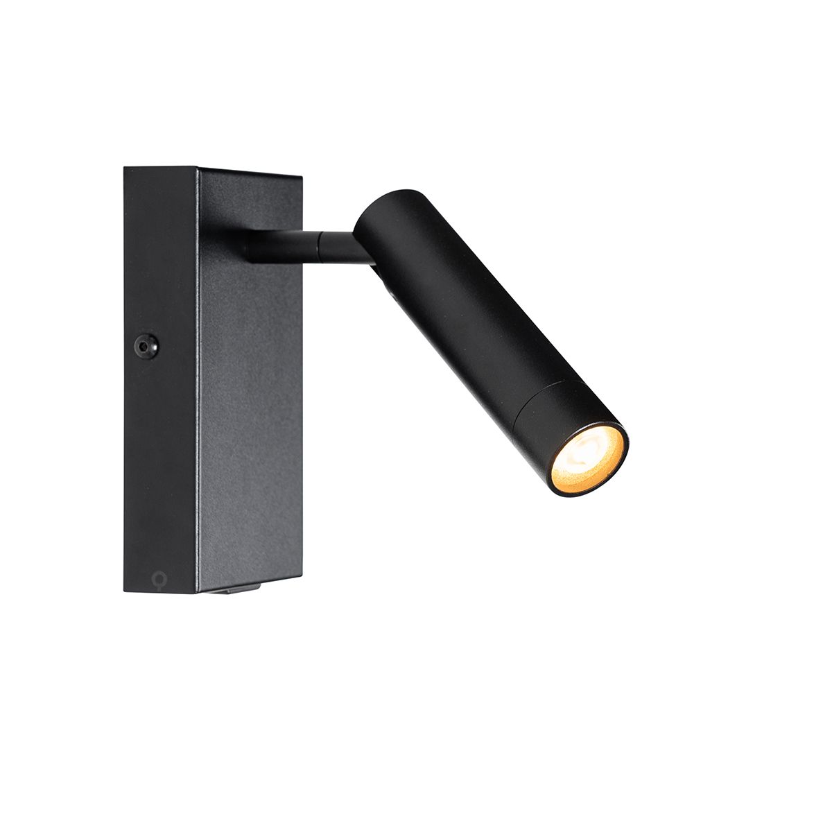 Moderne wandlamp zwart verstelbaar met usb - Croft