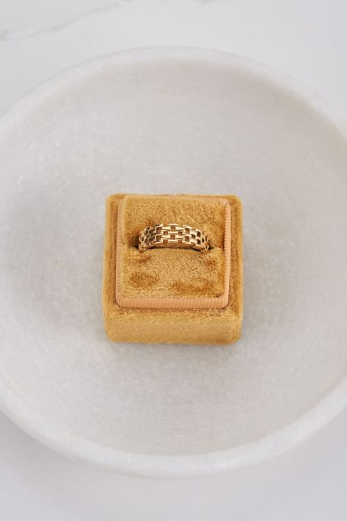 Brede ring met schakels