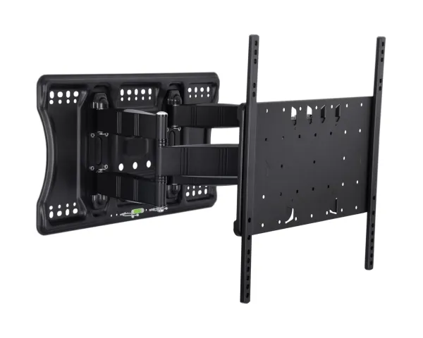 Multibrackets M VESA Super Slim Tilt & Turn Plus HD - Monteringssæt (drejelig arm) - for fladt panel - sort - skærmstørrelse: 42
