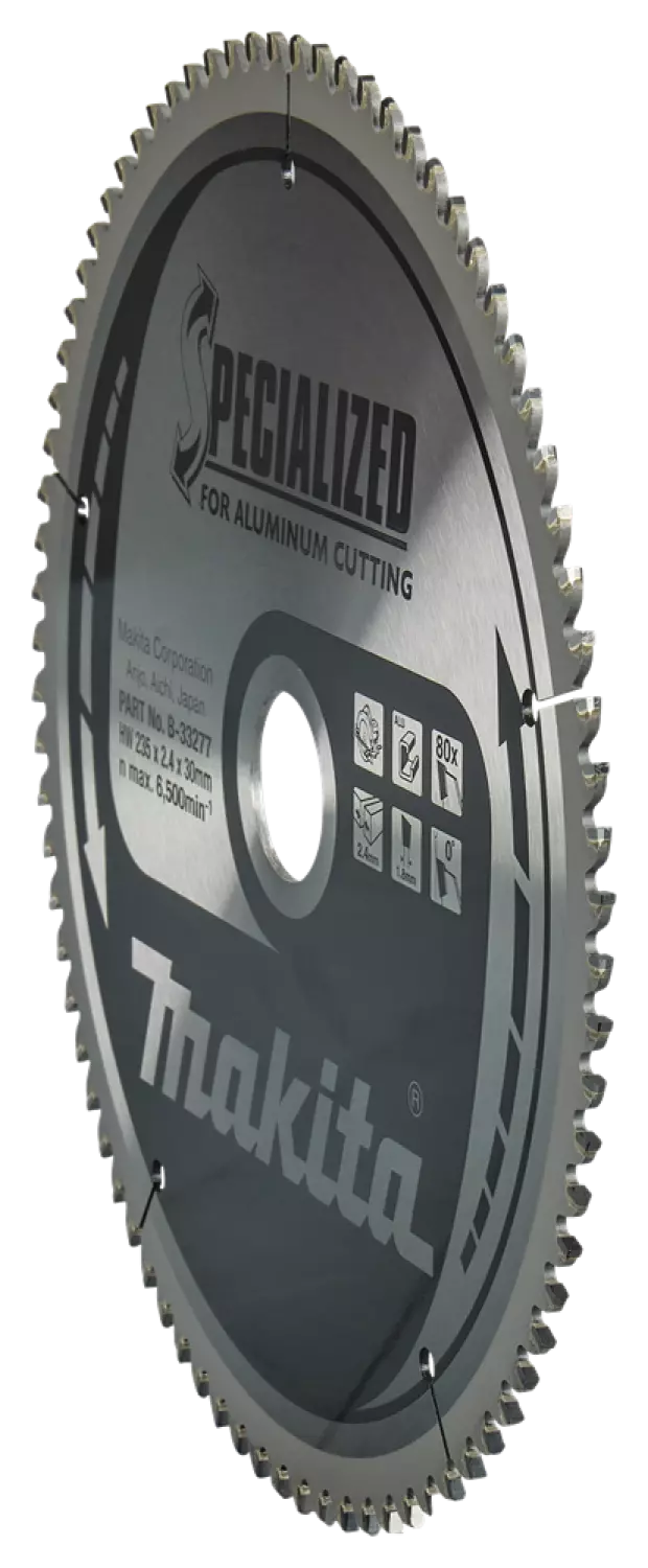Makita B-33277 Cirkelzaagblad Aluminium - 235x30x2,4 80T