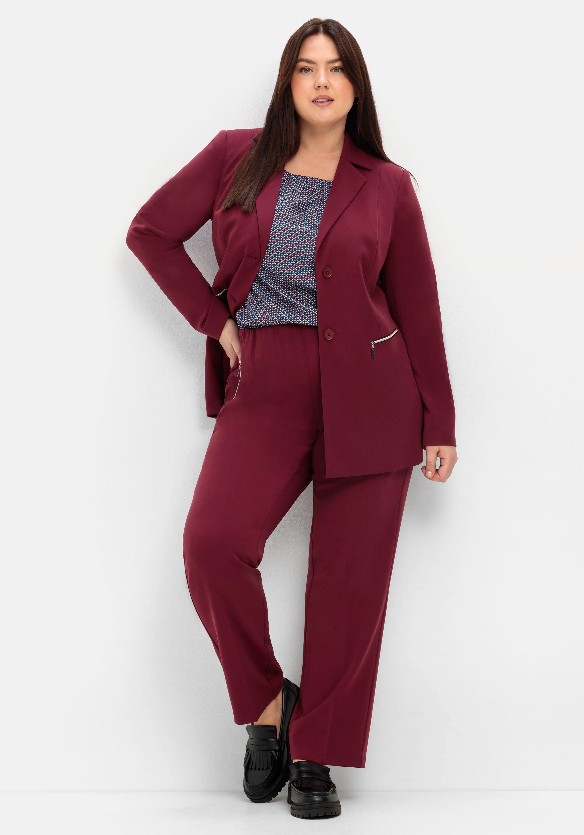 Blazer mit Reißverschluss-Taschen