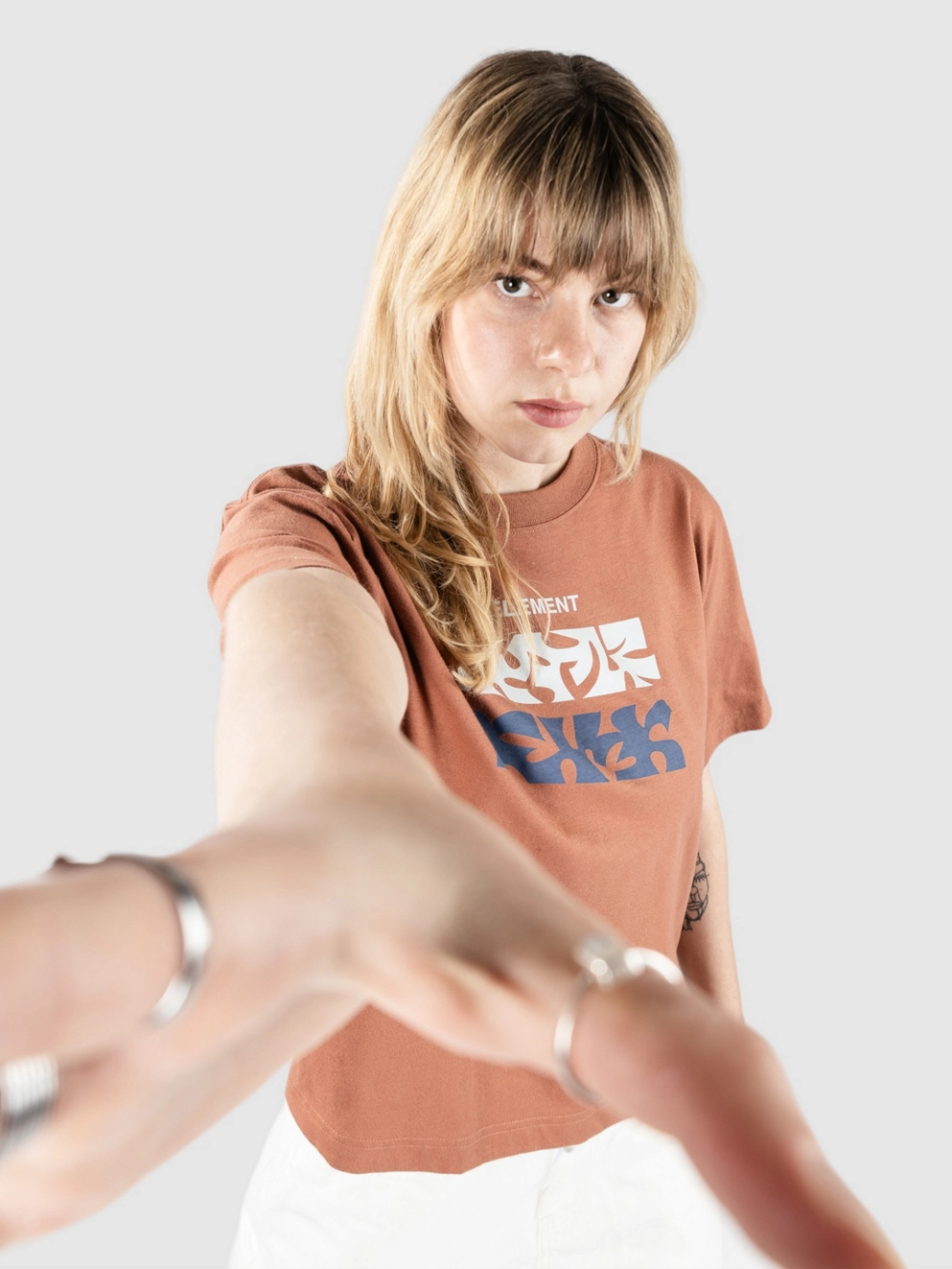 Element Texture T-Shirt copper brown