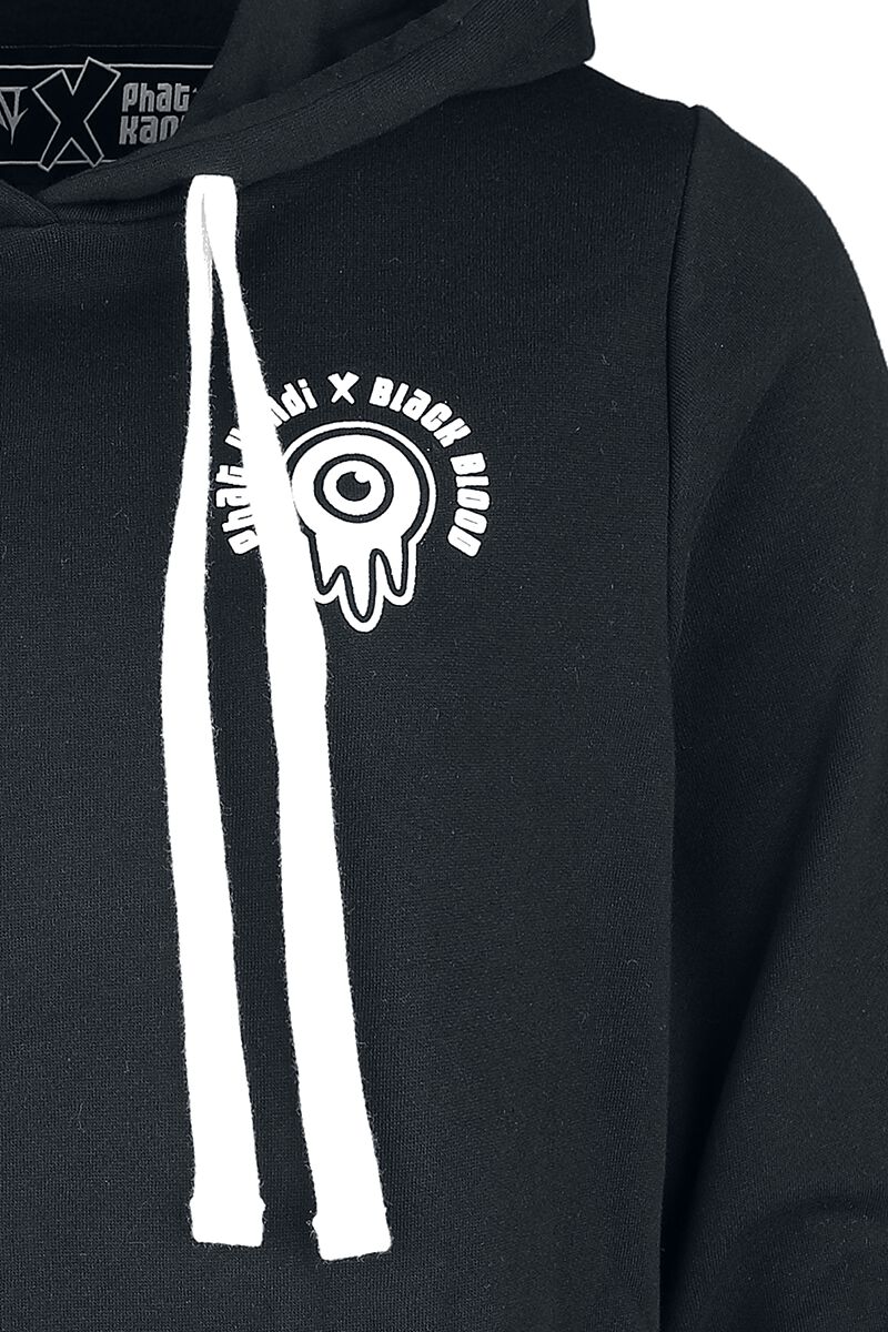 Phat Kandi X Black Blood by Gothicana - Sweat à capuche | Black Blood by Gothicana Sweat-shirt à capuche