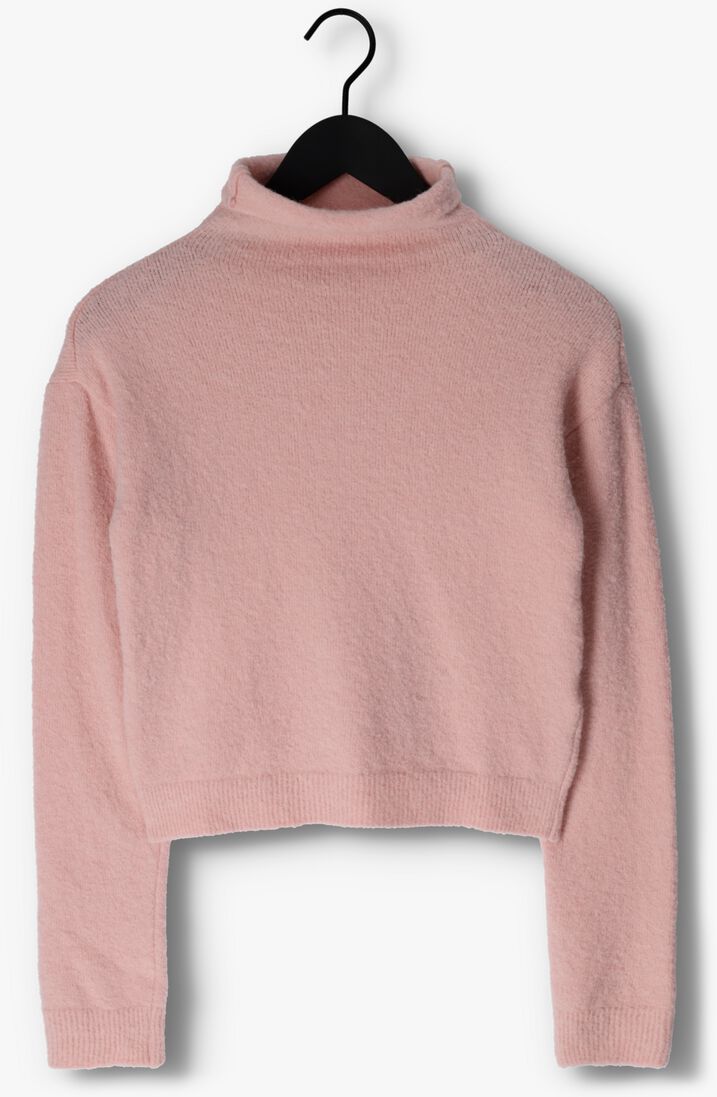 VANILIA lichtroze vanilia trui prosecco turtle neck