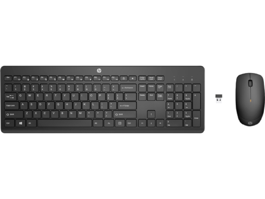 KIT TECLADO   RATO SEM FIOS HP HP 230 PRETO