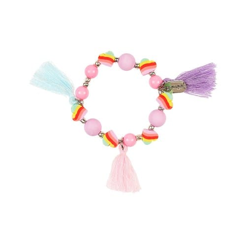Bracelet jada - perles et charms coeur