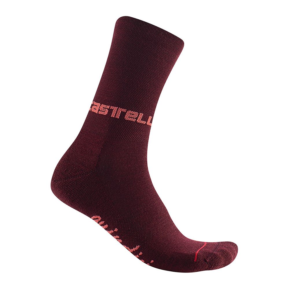 Castelli QUINDICI SOFT MERINO - Chaussettes Femme bordeaux