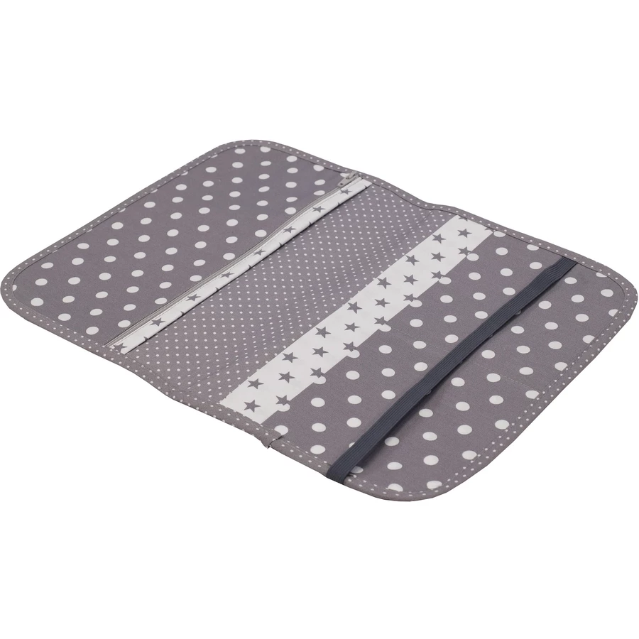 Ullenboom Patchwork Windeltasche - Graue Sterne