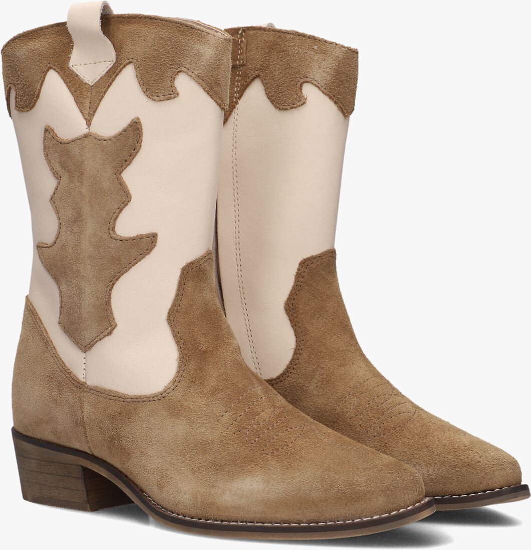 WYSH beige wysh cowboylaarzen nolia