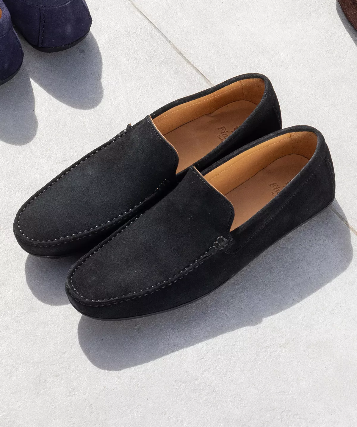 Mocassin DANDY Veau Velours Noir