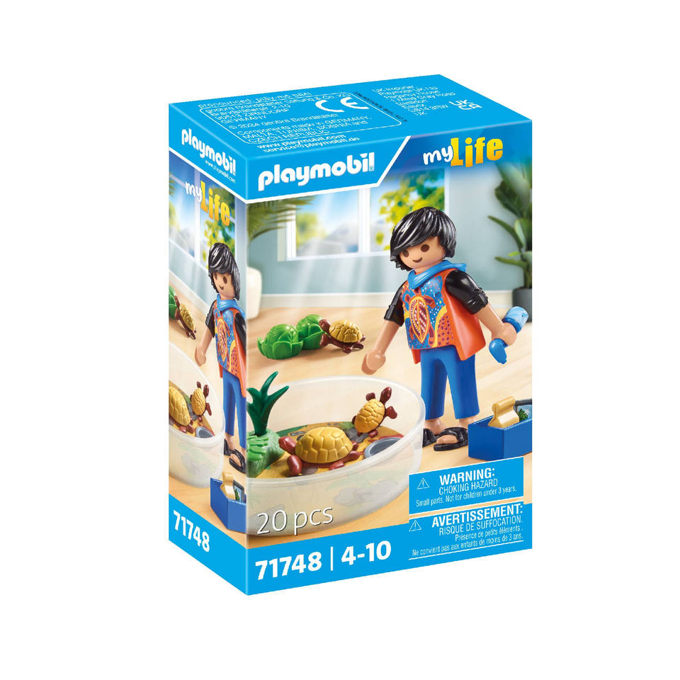 PLAYMOBIL My Life schildpadden terrarium 71748