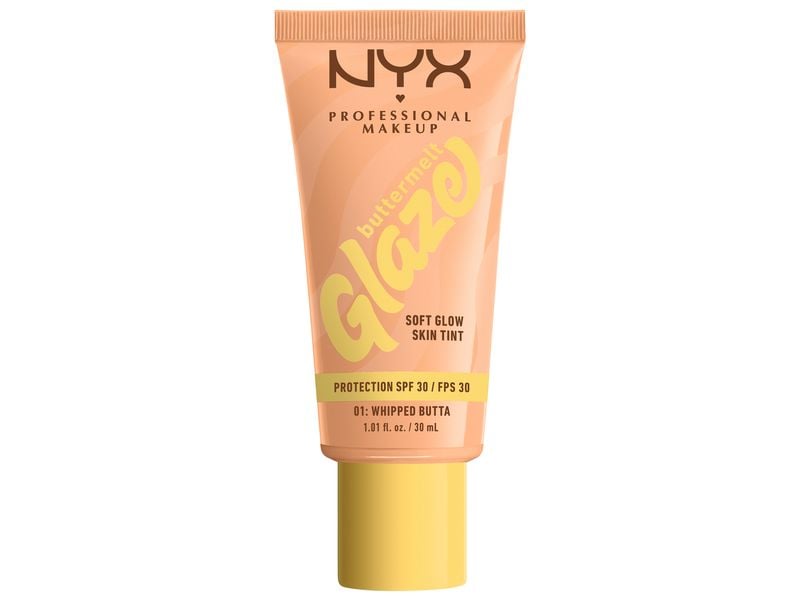 NYX Professional Makeup Foundation Buttermelt Glaze LSF 30 Aufbaubare Foundation mit der Extra-Portion Sonnenschutz