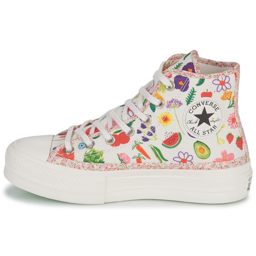 Converse - CHUCK TAYLOR ALL STAR LIFT-FESTIVAL- JUICY GREEN GRAPHIC - Multicolore