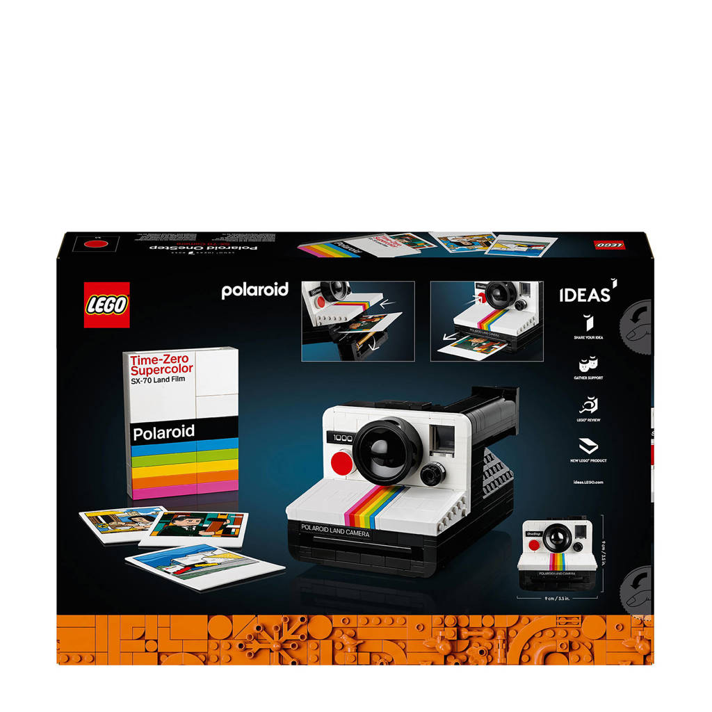 Mooi!Ideas Polaroid OneStep SX-70 camera Vintage Bouwpakket voor Volwassenen 21345