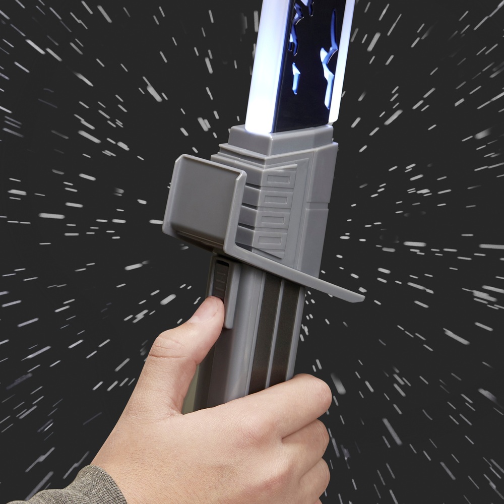 Star Wars The Mandalorian Darksaber Lichtschwert mit elektronischen Licht- und Soundeffekten