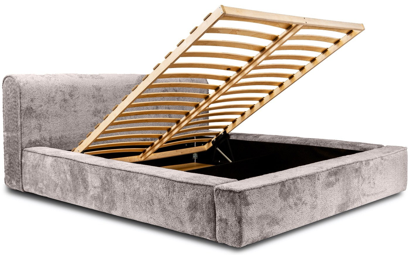 Trae Mobler Fatima 140 x 200 cm Gestoffeerd Bed Taupe
