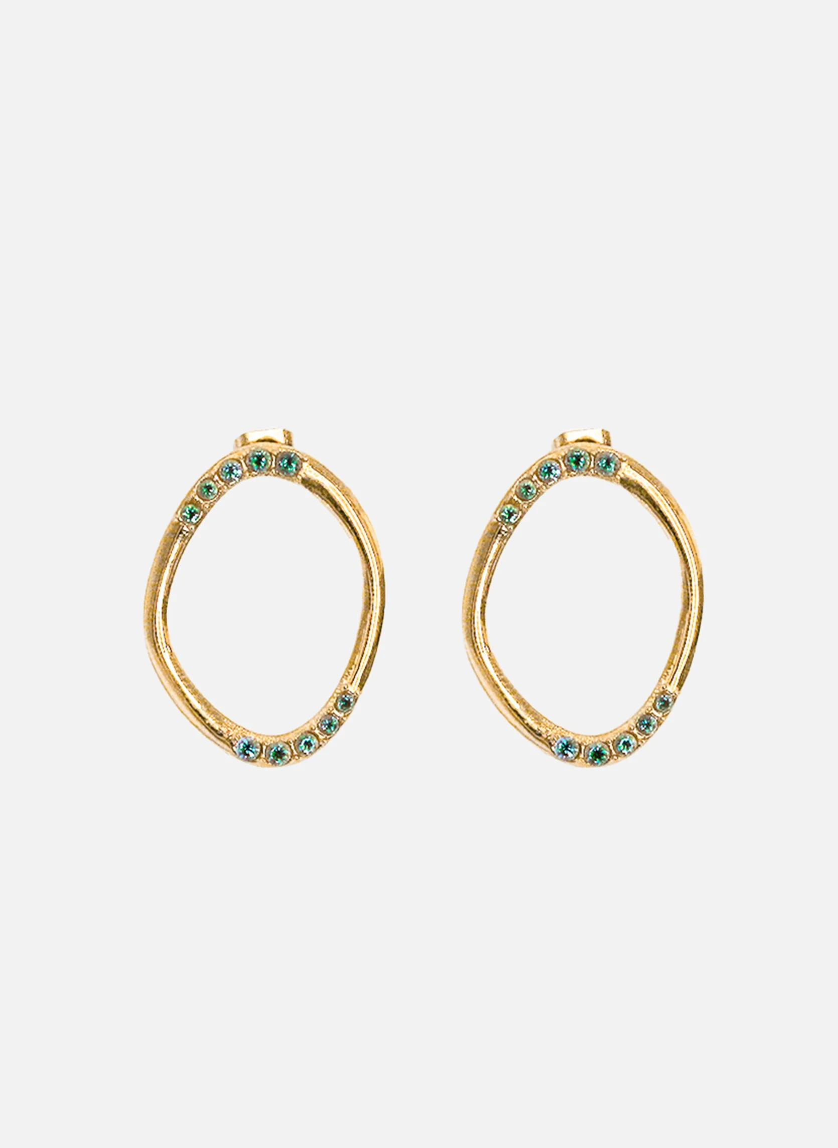 DIONYSOS - Boucles d'oreilles pendantes dionysos | Vert