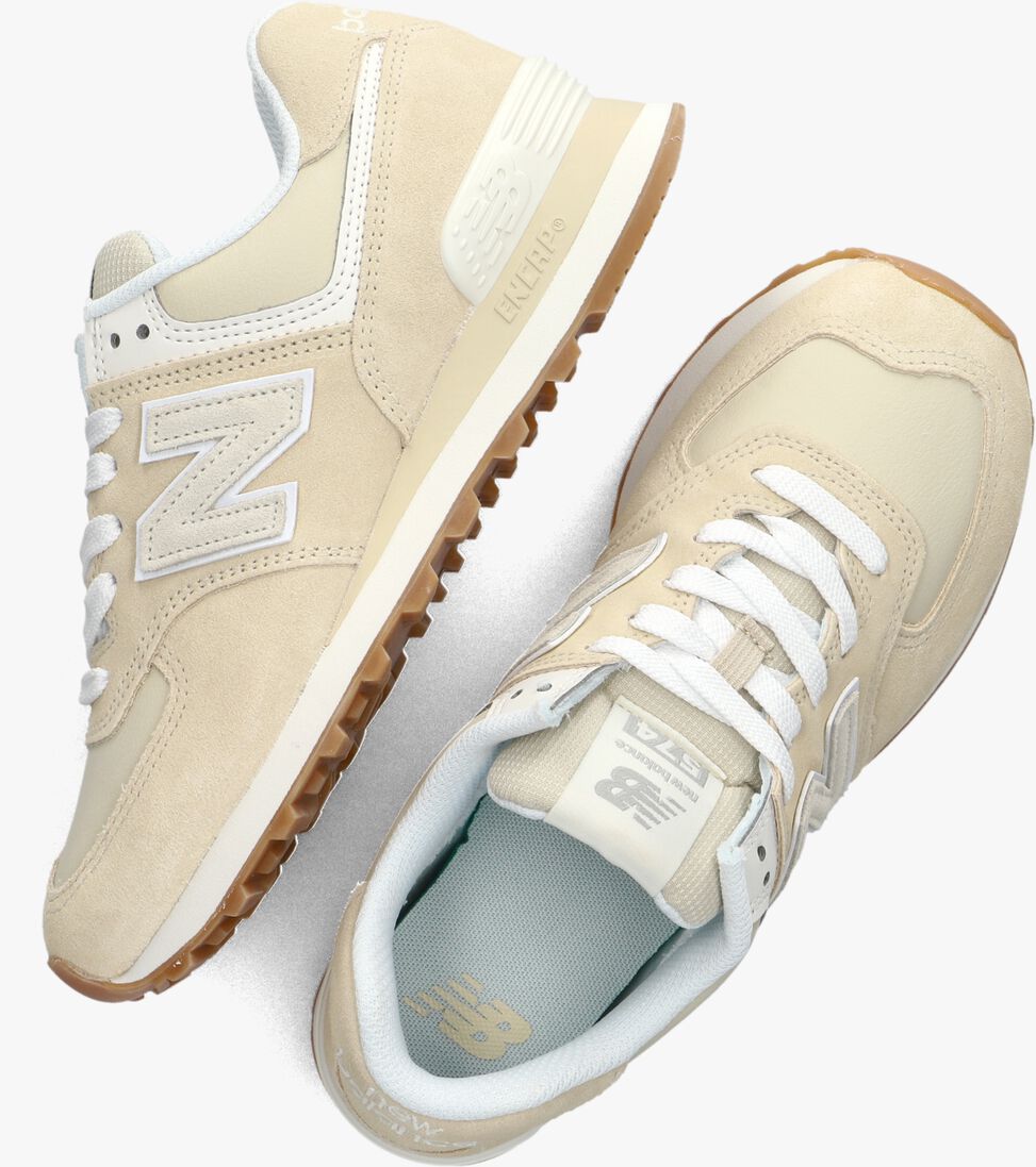 NEW BALANCE beige new balance lage sneakers wl574