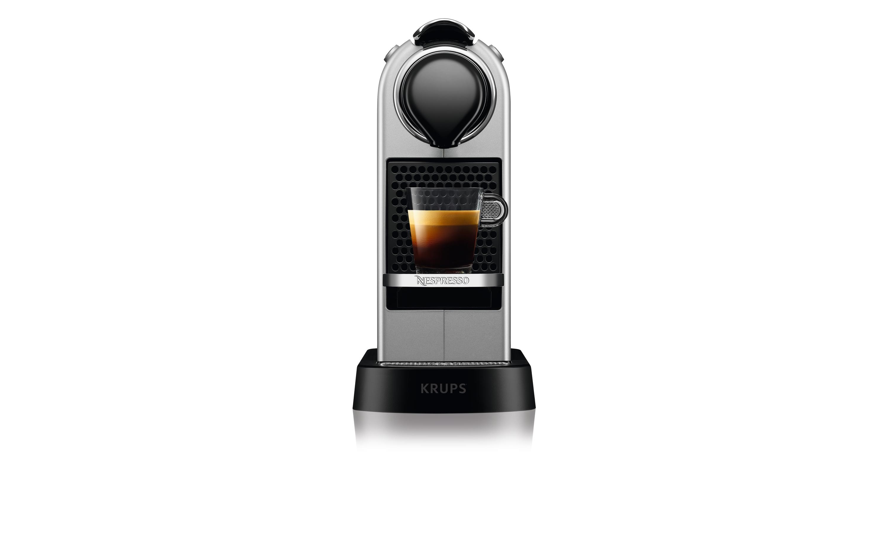 Kaffeemaschine Nespresso CitiZ XN741B Silber<br>Elegante Kapselmaschine der Original Line mit geringem Platzbedarf