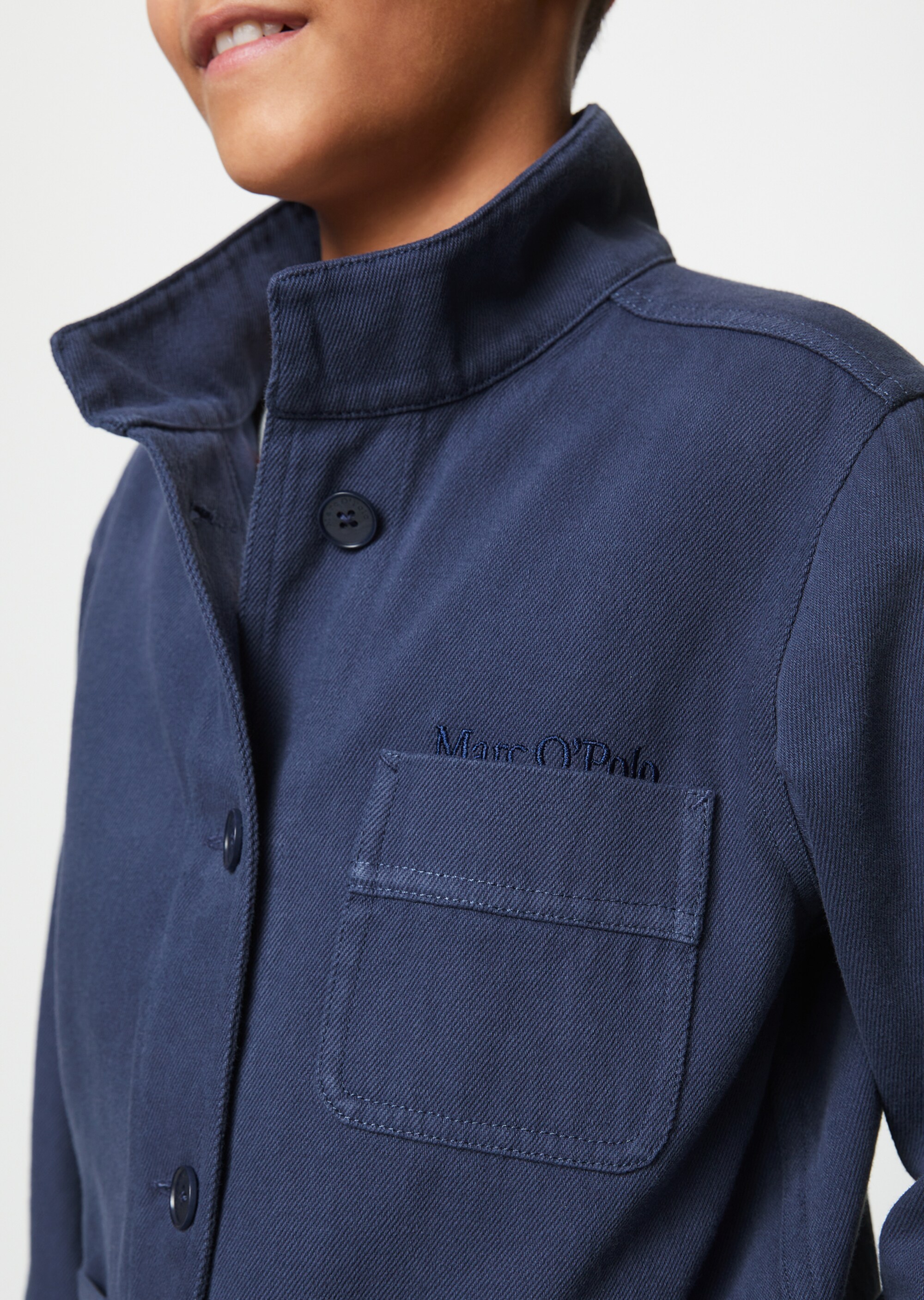 TEENS-BOYS Overshirt in fester Bio-Baumwoll-Qualität