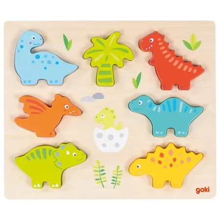 goki Einlegepuzzle Dinosaurier