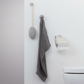 Tiger Boston toiletrolhouder met klep rvs