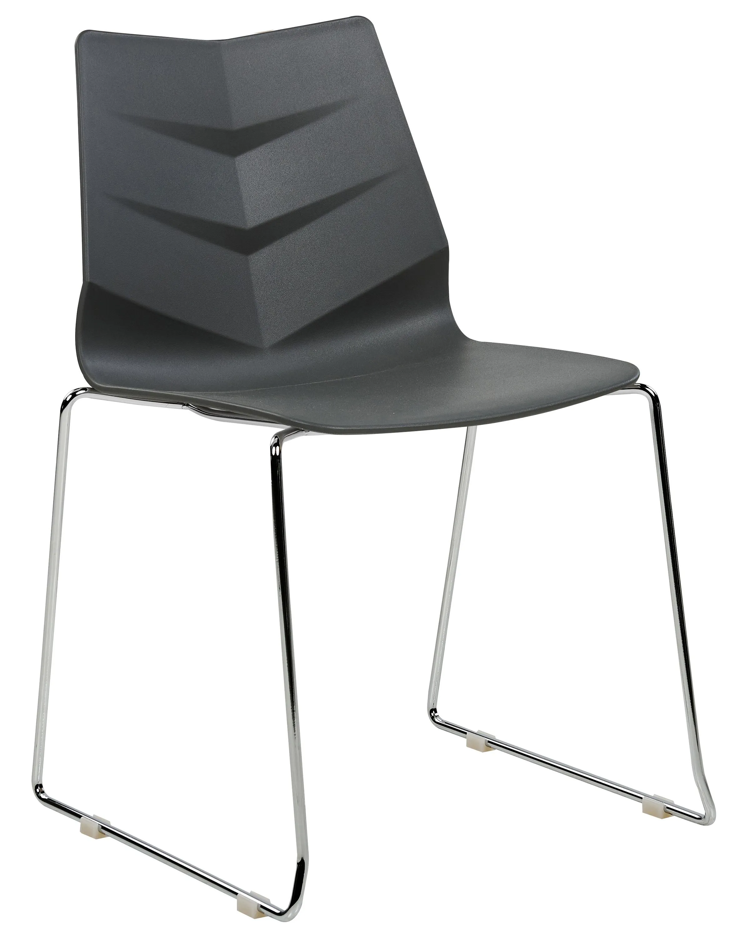 Set van 4 eetkamerstoelen HARTLEY Donkergrijs