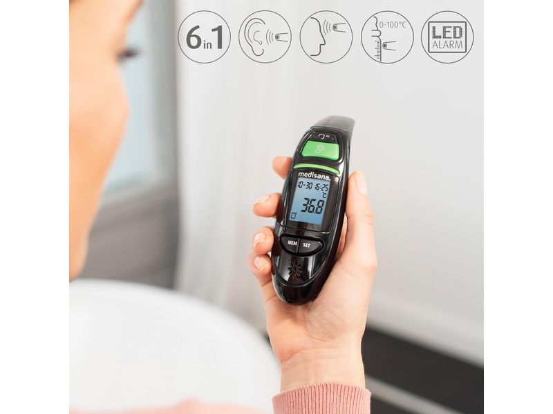 Medisana Infrarot-Fieberthermometer TM750 BL Infrarot-Fiebermesser