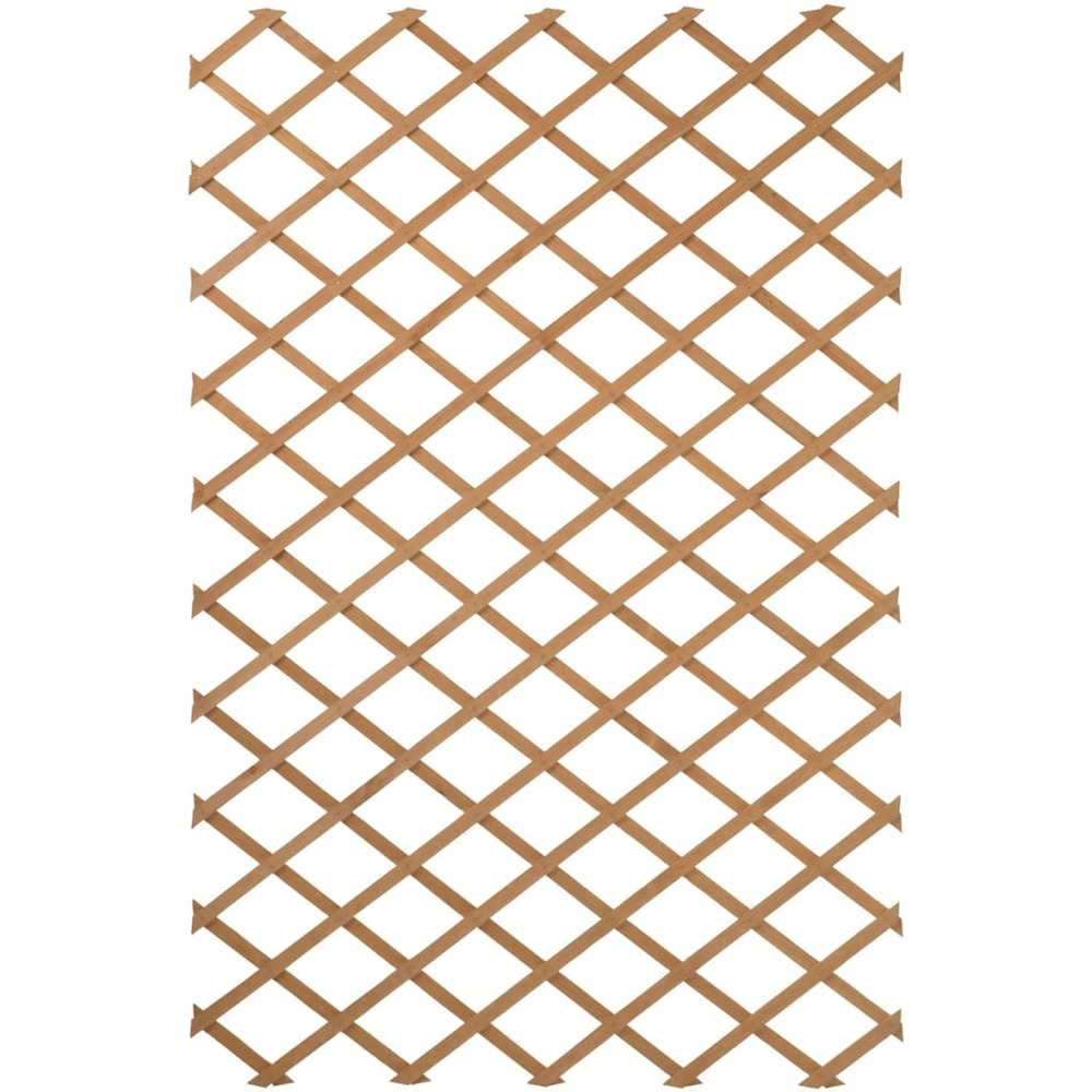 Treillis de jardin 100 x 300 cm bois marron