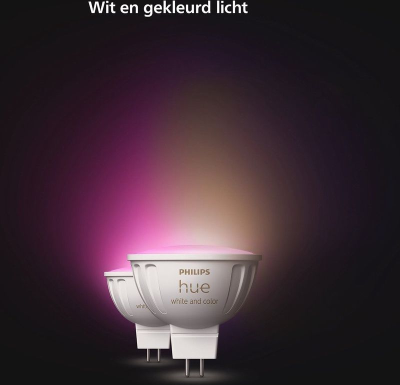 Philips - Hue White and Color Ambiance LED-Spot - MR16-Fitting - 12 Volt - 16 miljoen Kleuren